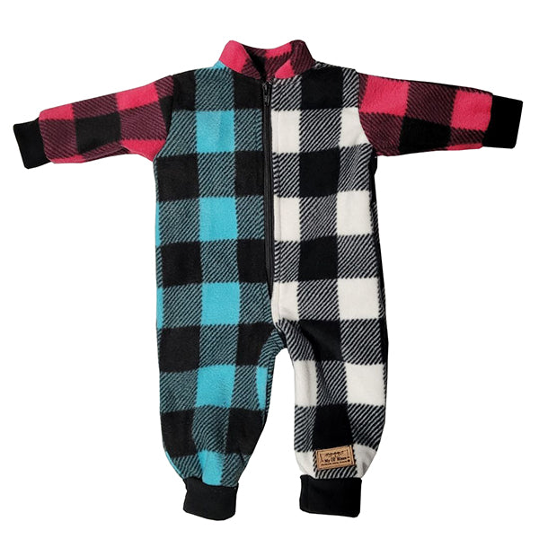 Baby buffalo plaid onesie sale