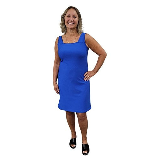 Royal blue cheap tank dress