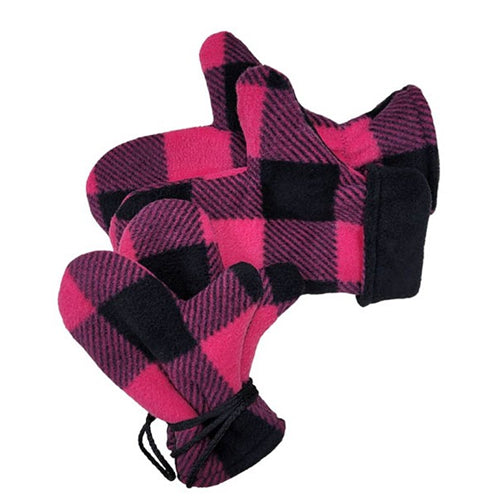 reversible-mittens-buffalo-check-fuchsia