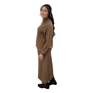 womens-pencil-skirt-long-cable-knit-mocha