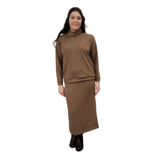 womens-pencil-skirt-long-cable-knit-mocha