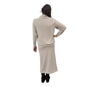 womens-pencil-skirt-long-cable-knit-taupe