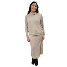 womens-pencil-skirt-long-cable-knit-taupe