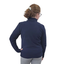 womens-fitted-cardigan-micro-fleece-navy