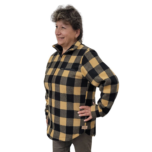 WOMEN'S CAMP JACKET BUFFALO CHECK TAN – My Ol' Blues