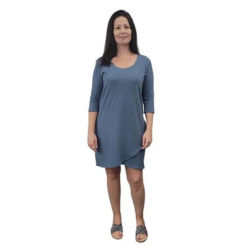 womens-wila-dress-3-4-sleeve-bamboo-micro-blue