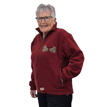 ADULT CANADA BOMBER JACKET BONDED SHERPA RED
