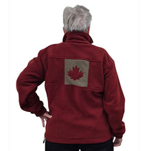 ADULT CANADA BOMBER JACKET BONDED SHERPA RED