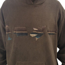 ADULT HOODED PULLOVER CI MICRO FLEECE WILDERNESS BROWN