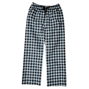 ADULT SLEEP PANTS BUFFALO CHECK LIGHT BLUE
