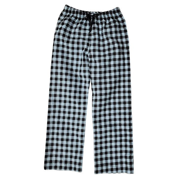 ADULT SLEEP PANTS BUFFALO CHECK LIGHT BLUE