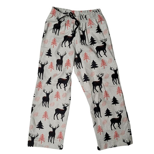 ADULT SLEEP PANTS DEER GREY