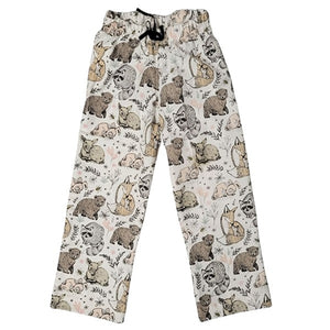 ADULT SLEEP PANTS FOREST FRIENDS