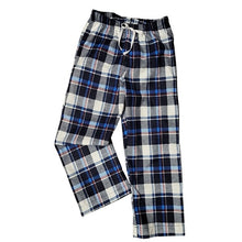 ADULT SLEEP PANTS NAVY WHITE PLAID