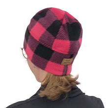 BEANIE BUFFALO CHECK FUCHSIA