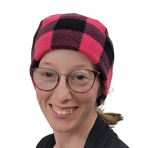 BEANIE BUFFALO CHECK FUCHSIA
