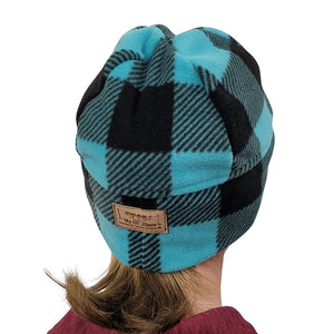 BEANIE BUFFALO CHECK TEAL