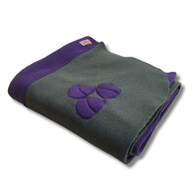 CANADIANA SILHOUETTES THROW BLANKET NATURE WALK PLUM