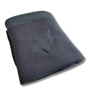 CANADIANA SILHOUETTES THROW BLANKET WILDERNESS GREEN