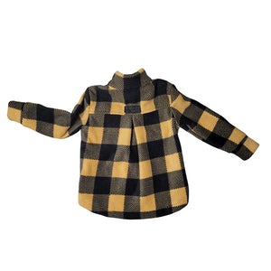 CHILD CAMP JACKET BUFFALO CHECK TAN