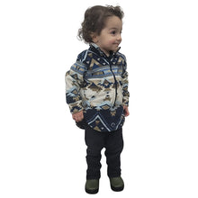 CHILD CAMP POPOVER ARCTIC PRINT NAVAHO BLUE
