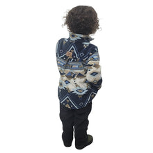 CHILD CAMP POPOVER ARCTIC PRINT NAVAHO BLUE