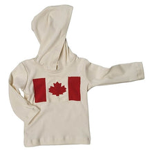 CHILD CANADA HOODED PULLOVER COTTON NATURAL