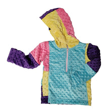 CHILD SCRAP ZIP HOODIE WHISPER BUBBLE COLOURS