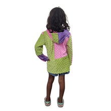 CHILD SCRAP ZIP HOODIE WHISPER BUBBLE PASTEL