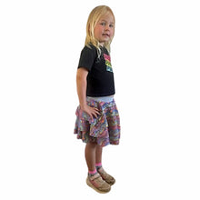 CHILD SKORT TIERED LACE MULTI