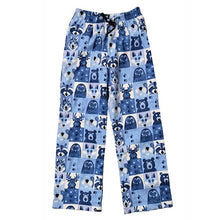 CHILD SLEEP PANTS ANIMAL PORTRAITS BLUE