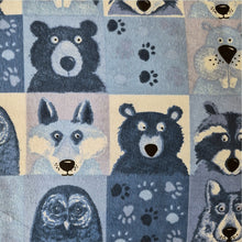 CHILD SLEEP PANTS ANIMAL PORTRAITS BLUE