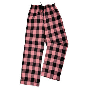 CHILD SLEEP PANTS BUFFALO CHECK PINK