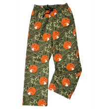 CHILD SLEEP PANTS GREEN FOX