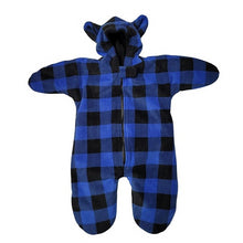 infant-bunting-bag-bear-buffalo-check-blue