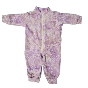 INFANT ONESIE TIE DYE LAVENDER