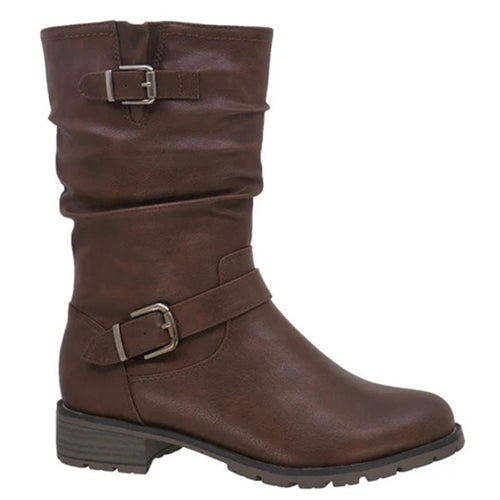 TAXI BOOT QUEENS02 BROWN