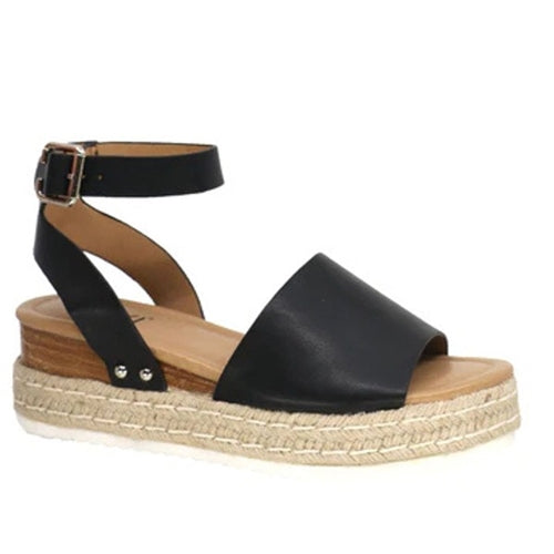 TAXI SANDAL ADRIANNA BLACK