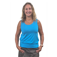 WOMEN'S BONI TANK TOP AQUA BLUE