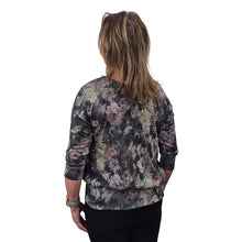WOMEN'S BONI TOP 3/4 SLEEVE VINTAGE FLORAL PLUM