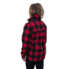 WOMEN'S CAMP JACKET BUFFALO CHECK RED 3 POCKETS