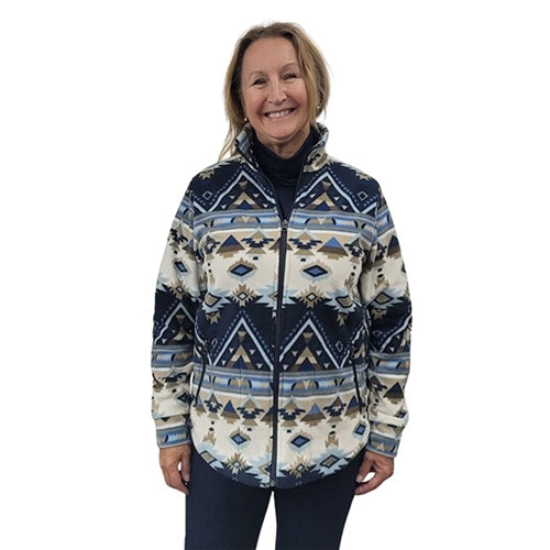 WOMEN'S CAMP JACKET NAVAHO BLUE