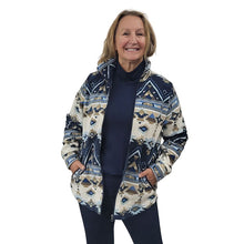 WOMEN'S CAMP JACKET NAVAHO BLUE