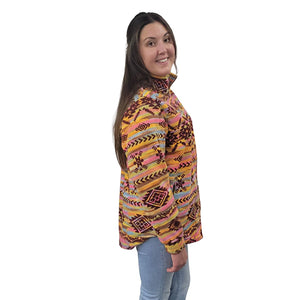 WOMEN'S CAMP JACKET NAVAHO PINK