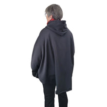 WOMEN'S FULL ZIP HOODED SWANCHO MICRO BOND BLACK
