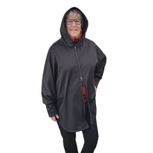 WOMEN'S FULL ZIP HOODED SWANCHO MICRO BOND BLACK