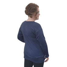 WOMEN'S KELI TOP LONG SLEEVE NAVY