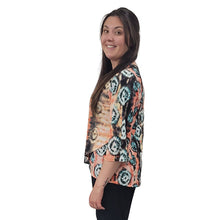 WOMEN'S LIVV TOP BELL SLEEVE TIE DYE ORANGE