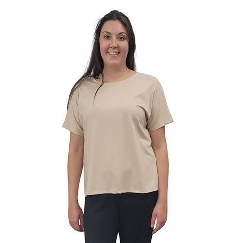 WOMEN'S LOOSE T SHORT SLEEVE CHAMPAGNE