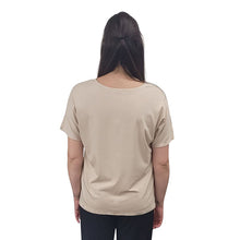 WOMEN'S LOOSE T SHIRT SLEEVE CHAMPAGNE